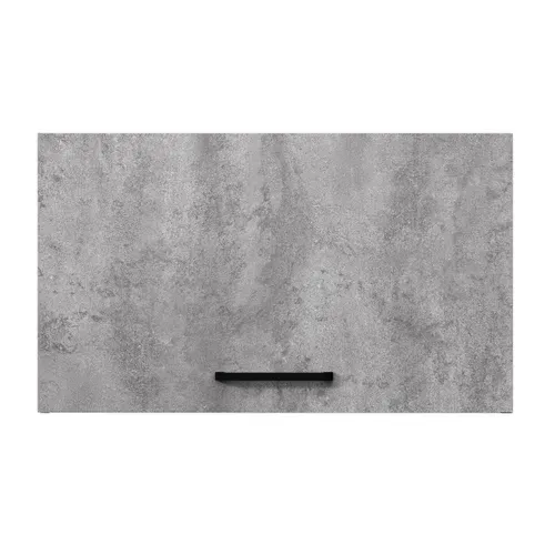 Surhotte 60 cm 1 porte MALICE gris béton vue de face