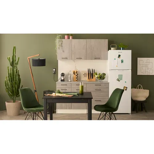 Bas 60 cm casserolier MALICE gris béton