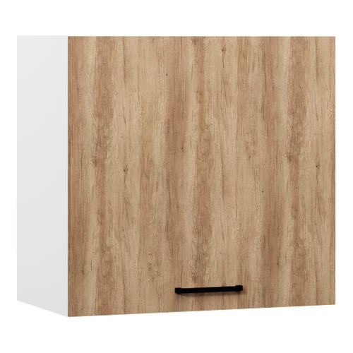 Haut 60 cm 1 porte MALICE chêne nebraska vue 3/4