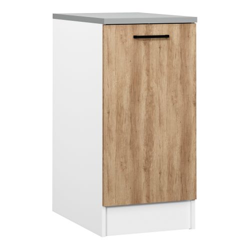 Bas 40 cm 1 porte MALICE chêne nebraska