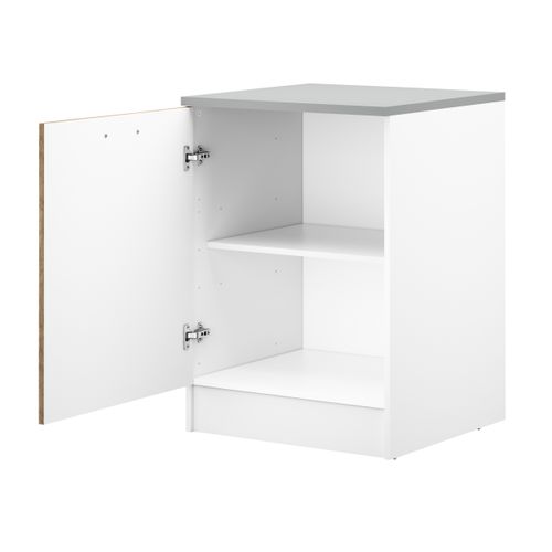 Bas 60 cm 1 porte MALICE chêne