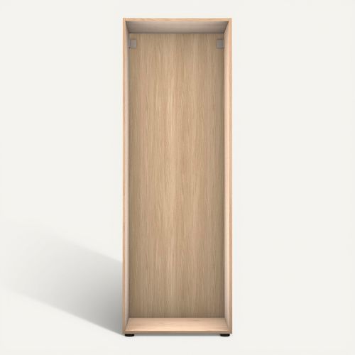 Caisson H.175 x L.60 x P.45 cm CASANE imitation Chêne vue de face