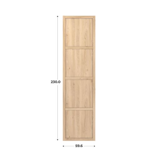Porte cadre H.232 x L.60 cm CASANE imitation Chêne