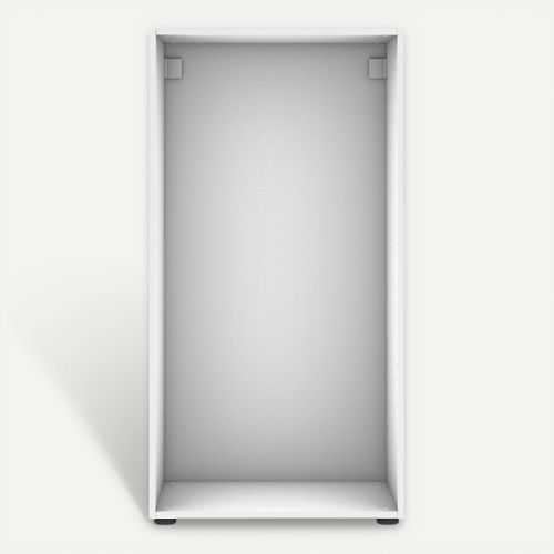 Caisson H.118 x L.60 x P.45 cm CASANE Blanc vue de face