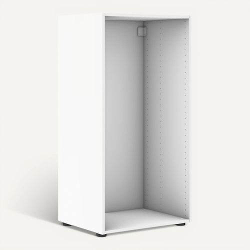 Caisson H.118 x L.60 x P.45 cm CASANE Blanc vue 3/4
