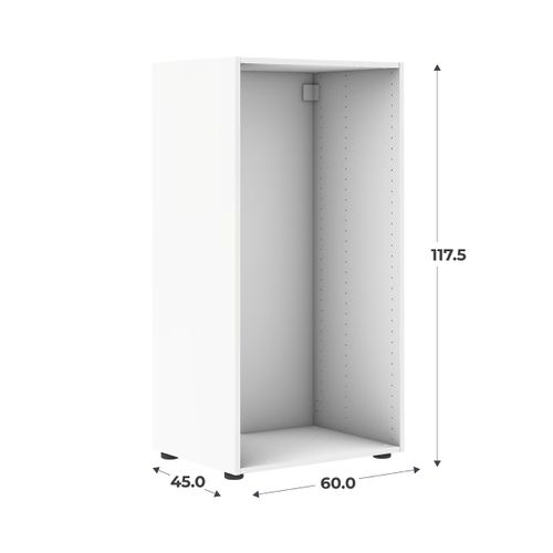 Caisson H.118 x L.60 x P.45 cm CASANE Blanc