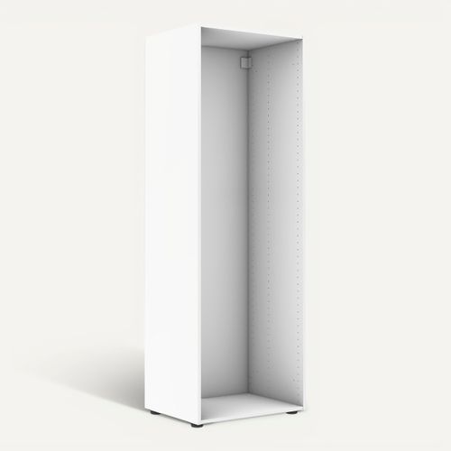 Caisson H.175 x L.60 x P.45 cm CASANE Blanc vue 3/4