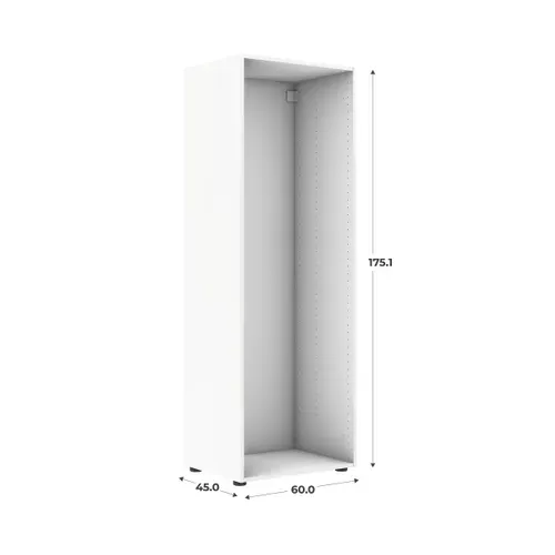 Caisson H.175 x L.60 x P.45 cm CASANE Blanc