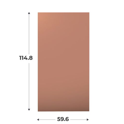 Porte simple H.116 x L.60 cm CASANE Terracotta