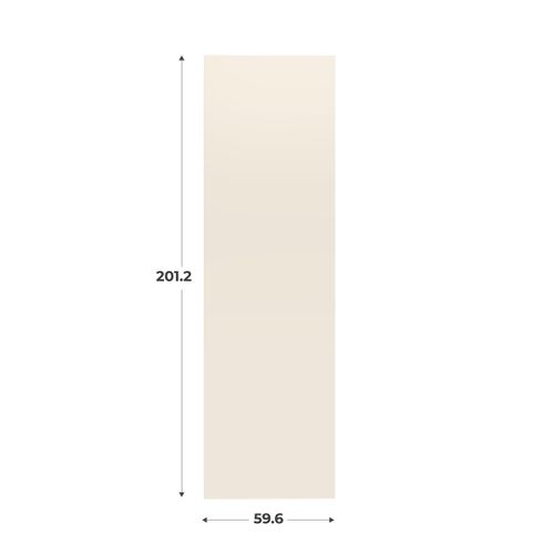 Porte simple H.201 x L.60 cm CASANE Sable