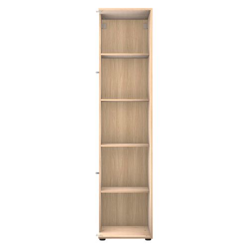 Caisson d'angle H.204 x L.45 x P.56 cm CASANE imitation Chêne vue de face