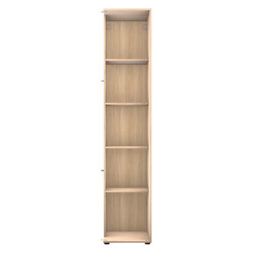 Caisson d'angle H.232 x L.45 x P.56 cm CASANE imitation Chêne vue de face
