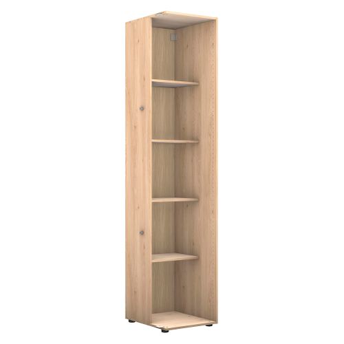Caisson d'angle H.232 x L.45 x P.56 cm CASANE imitation Chêne vue 3/4