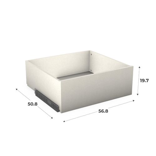Tiroir à l'anglaise H.22 x L.60 x P.56 cm CASANE Textile