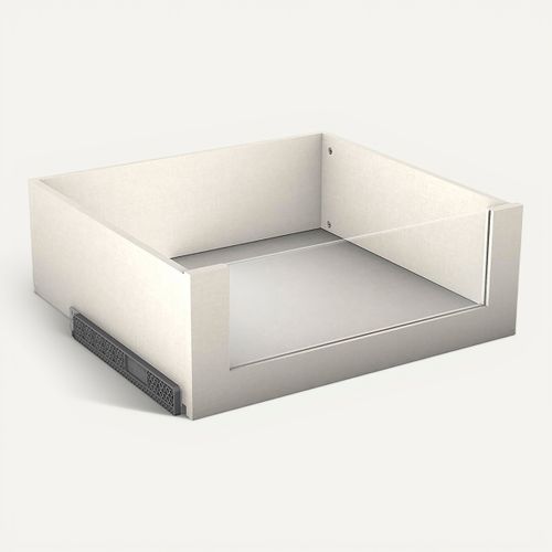 Tiroir vitre L.60 x P.56 cm CASANE Textile vue 3/4