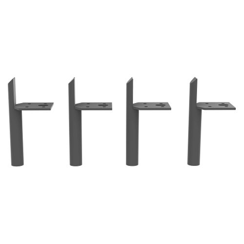 Kit 4 pieds long CASANE Noir