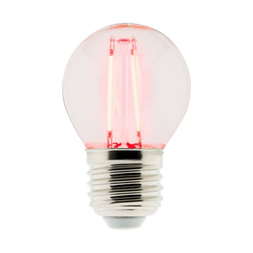 Ampoule LED Déco Filament Rouge 3w E27 Sphérique - Elexity - Zenitech