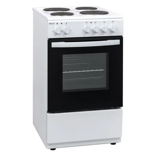 Cuisinière éléctrique AYA ACE56W 4 foyers Blanc vue de face