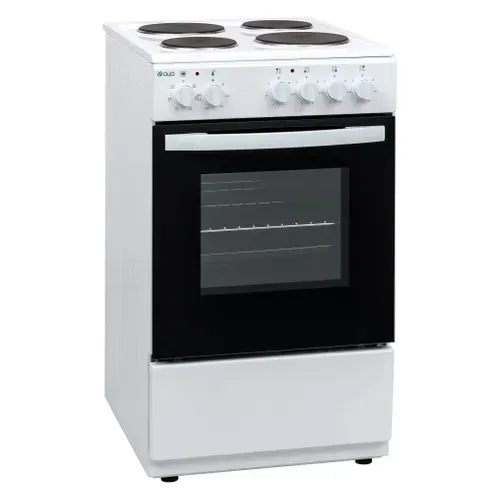 Cuisinière éléctrique AYA ACE56W 4 foyers Blanc vue 3/4