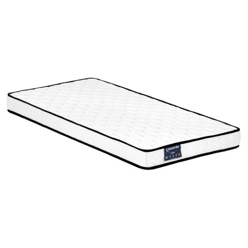 Matelas mousse 90x200 cm HARO réversible ép.13cm vue 3/4