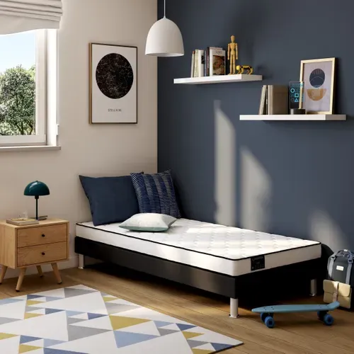 Matelas mousse 90x190 cm HARO réversible ép.13cm vue d'ambiance 1