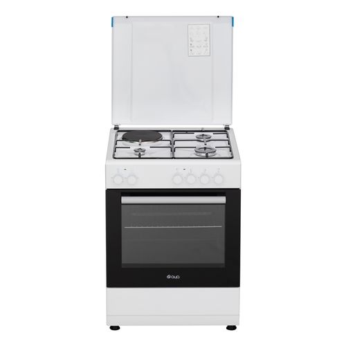 Cuisinière mixte AYA ACM66W/4 vue de face