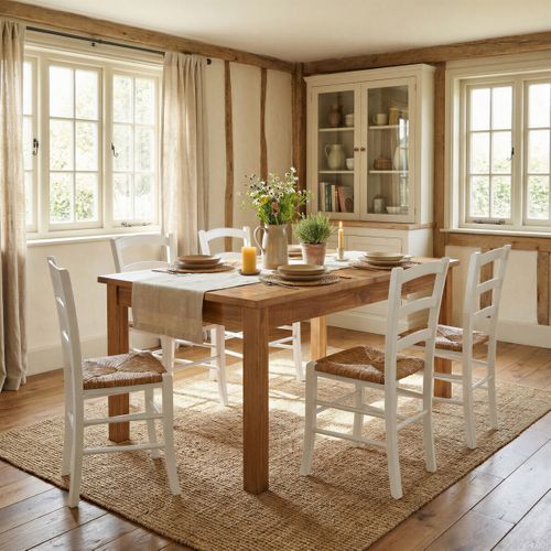 Table extensible L.160/200 cm FOLK 100% pin