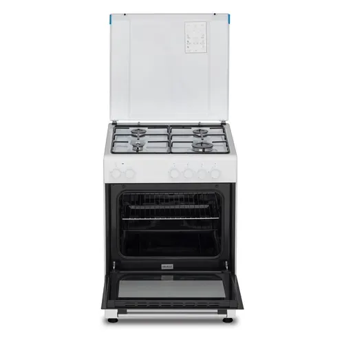 Cuisinière mixte AYA ACM66GW 4 foyers 62L Blanc
