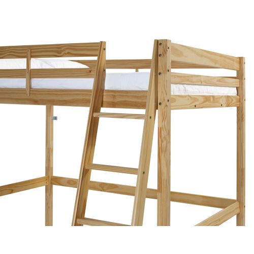 LIT MEZZANINE 140x190 cm BLOOM Naturel