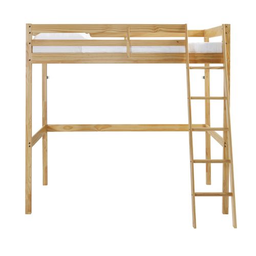 LIT MEZZANINE 140x190 cm BLOOM Naturel