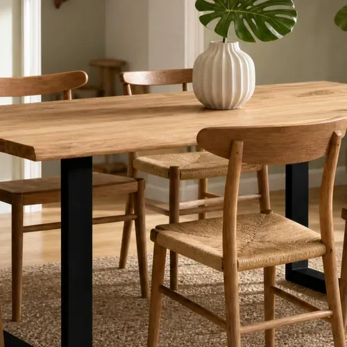 Table VIVIANE 200 cm chêne massif