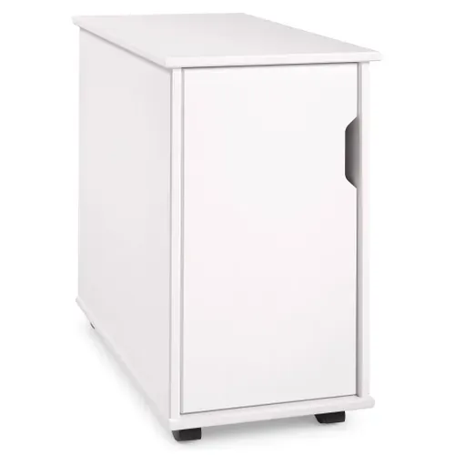 Caisson 1 porte COLT Blanc vue 3/4