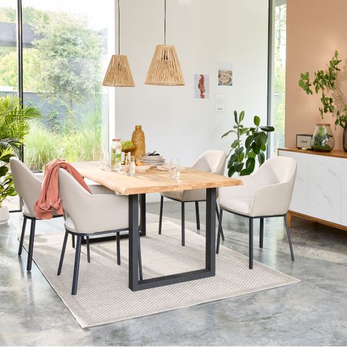 Table L. 180 VIVIANE Chêne massif