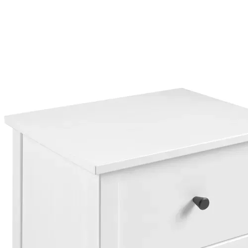 Chevet 2 tiroirs H.60 cm MARGOT blanc