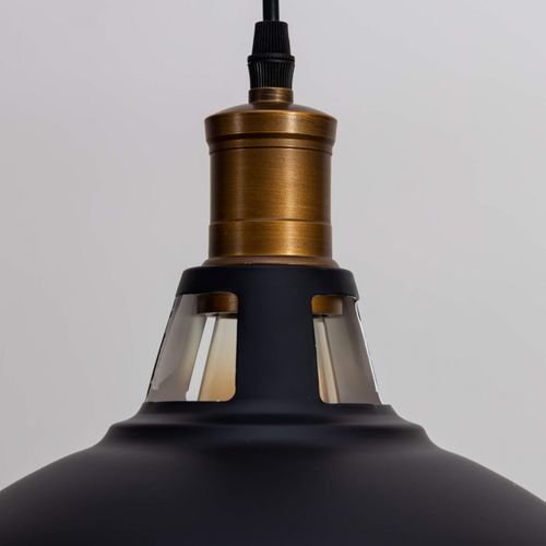 Suspension Gamelle Noire - Aster