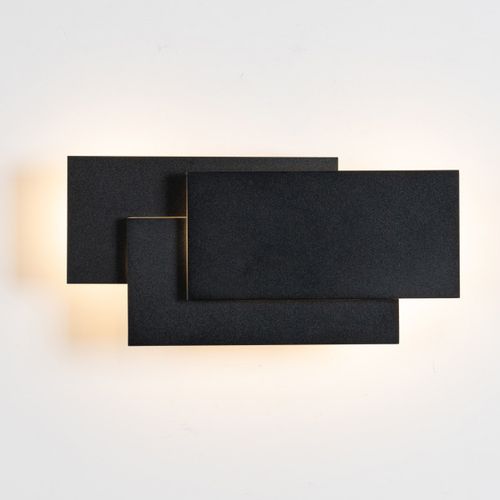 Applique Design Noire Tripartie LED - Trio