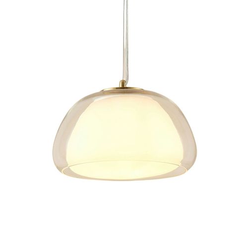 Suspension Double Verre Contemporaine - Lomelia