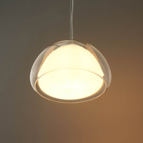 Suspension Double Verre Contemporaine - Lomelia
