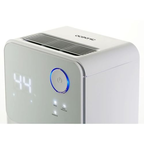 Déshumidificateur D'air Électrique Extraction 12 Litres/jour - Fonction Seche-linge - Affichage LED