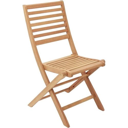 Salon De Jardin En Bois Eucalyptus Fsc 8 Personnes - Table 180 X 90 Cm + 8 Chaises Pliantes