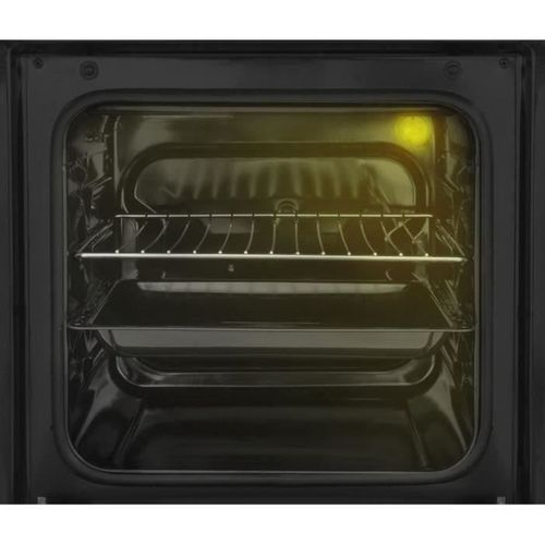 Cuisinière Vitrocéramique 3 foyers 50 cm Four Convection Naturelle 48l Silver - Cv5050s8