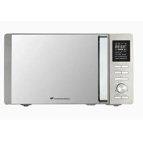 Micro-ondes Combiné - Cemo25sg13s3 - Silver - 25 L - Porte Miroir - 1400 W - Grill 1200 W - Convecti