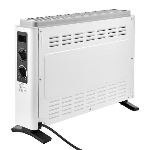 Radiateur Convecteur Électrique 2000w - 3 Puissances - Mobile - Blanc