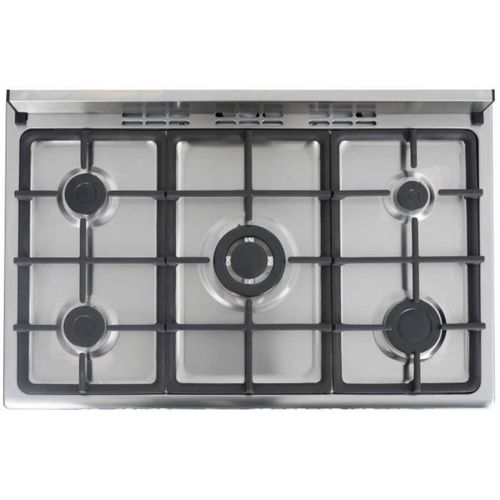 Cuisiniere Piano Gaz 3 Fours Électriques Cecp903fix 5 Feux - Inox - L.90 Cm