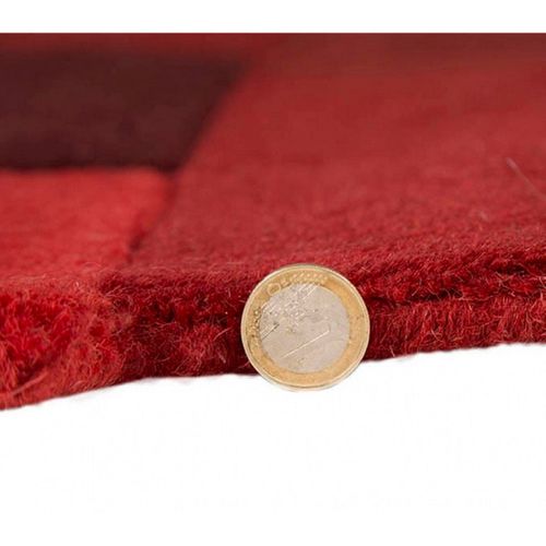 Tapis Moderne Et Design Arty En Laine - Rouge - 120x170 Cm