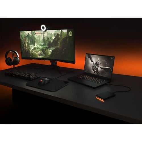 Disque Dur 2 To Firecuda Gaming Hdd + Customizable Rgb Compatible Razer Chroma
