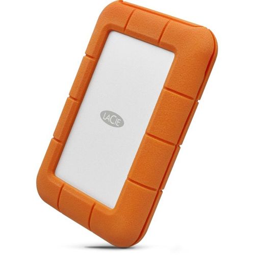 Disque Dur Externe Portable 5 To USB-c Robuste Gris/jaune