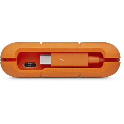 Disque Dur Externe Portable 5 To USB-c Robuste Gris/jaune