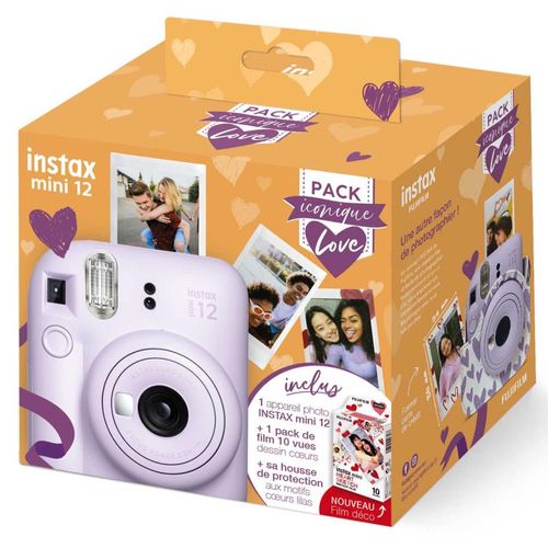 Appareil Photo Instantanée Fujifilm Instax Mini 12 Violet Pack Ico