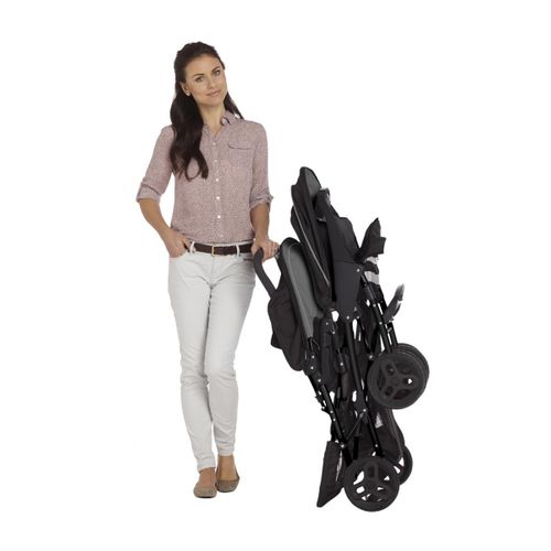 Poussette Double Stadium Duo Noir/gris
